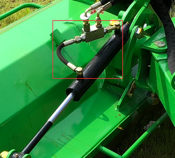 Spare parts: BCRM mower tilting cylinder's safety valve kit