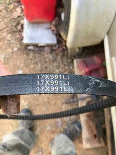 Spare parts: belt BX 17x991